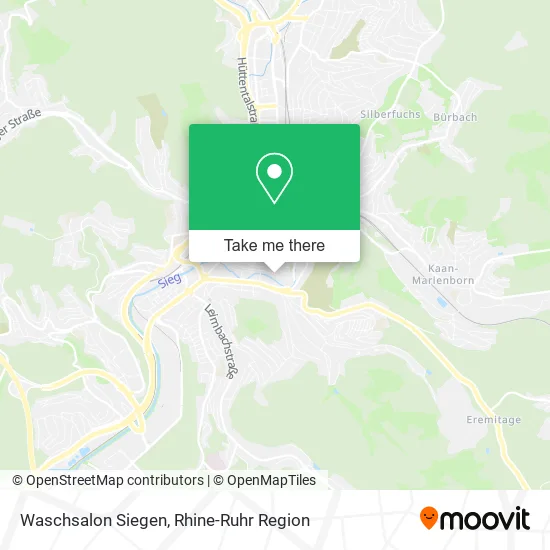 Карта Waschsalon Siegen