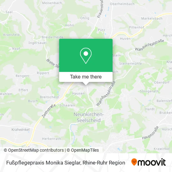 Карта Fußpflegepraxis Monika Sieglar