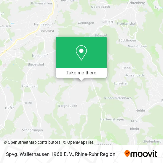 Карта Spvg. Wallerhausen 1968 E. V.