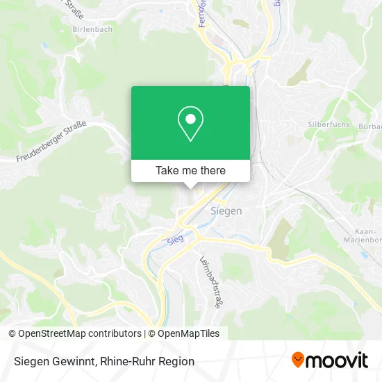Siegen Gewinnt map