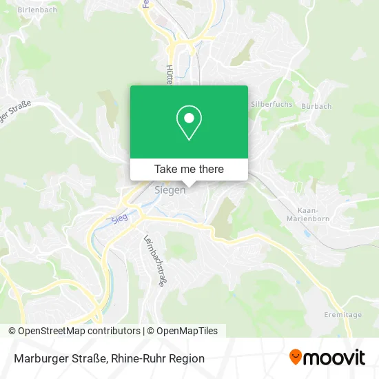 Карта Marburger Straße