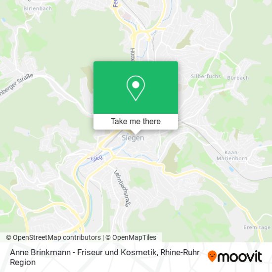 Anne Brinkmann - Friseur und Kosmetik map