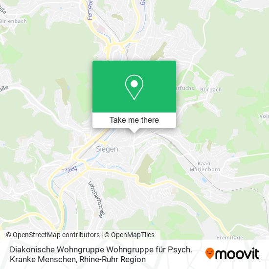 Diakonische Wohngruppe Wohngruppe für Psych. Kranke Menschen map