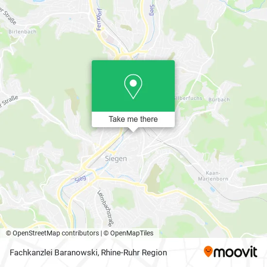 Карта Fachkanzlei Baranowski