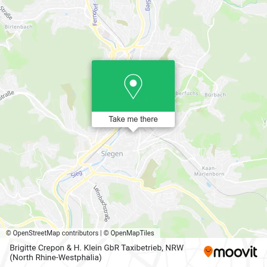 Brigitte Crepon & H. Klein GbR Taxibetrieb map