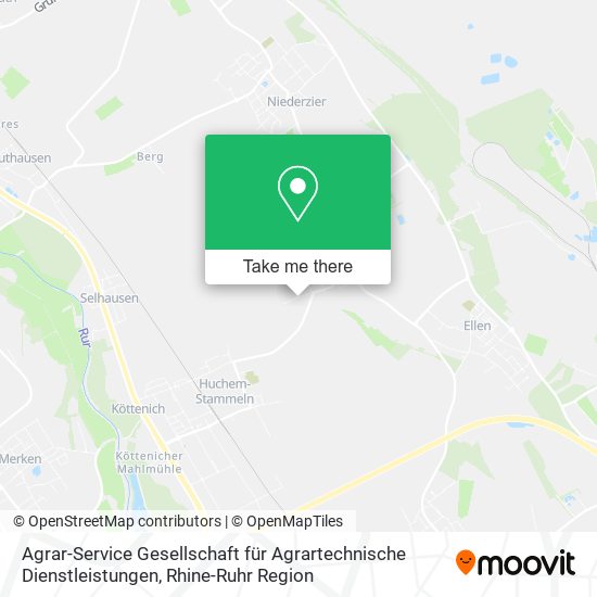 Карта Agrar-Service Gesellschaft für Agrartechnische Dienstleistungen