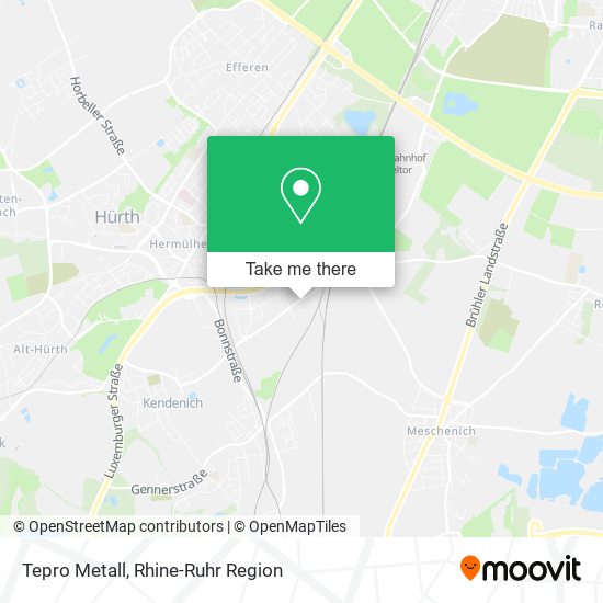 Tepro Metall map