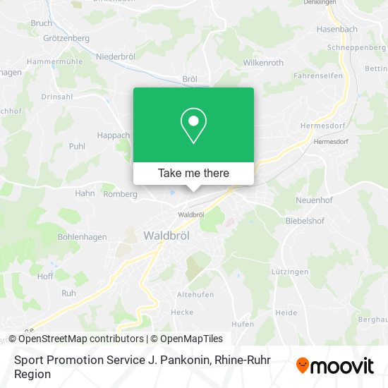 Карта Sport Promotion Service J. Pankonin