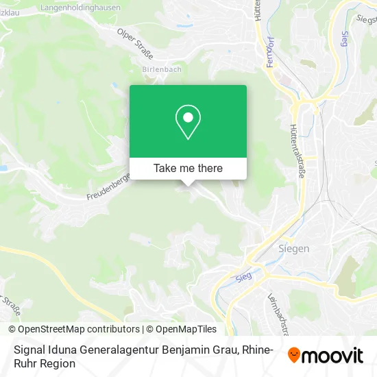 Карта Signal Iduna Generalagentur Benjamin Grau