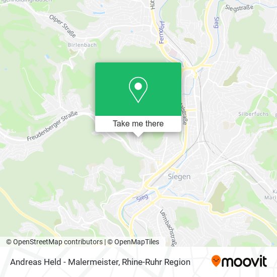 Andreas Held - Malermeister map