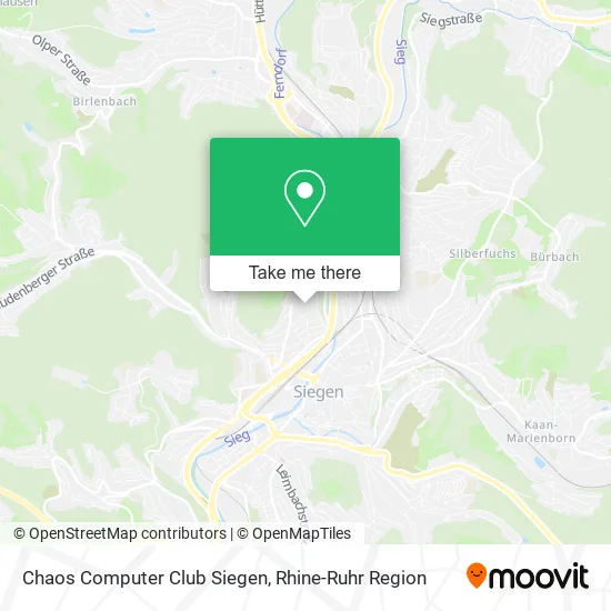 Карта Chaos Computer Club Siegen