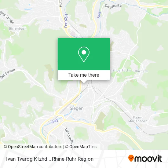 Карта Ivan Tvarog Kfzhdl.