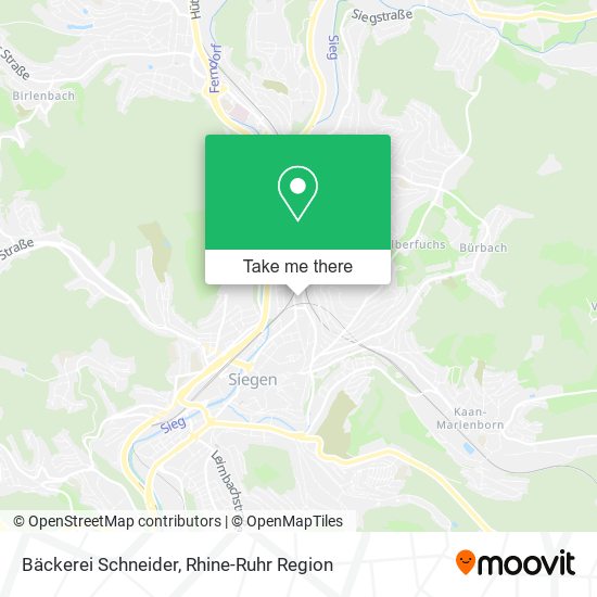 Bäckerei Schneider map