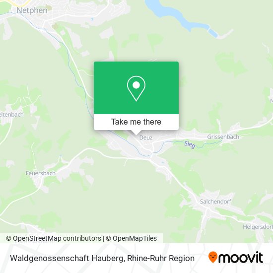 Waldgenossenschaft Hauberg map