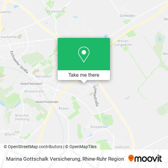 Marina Gottschalk Versicherung map