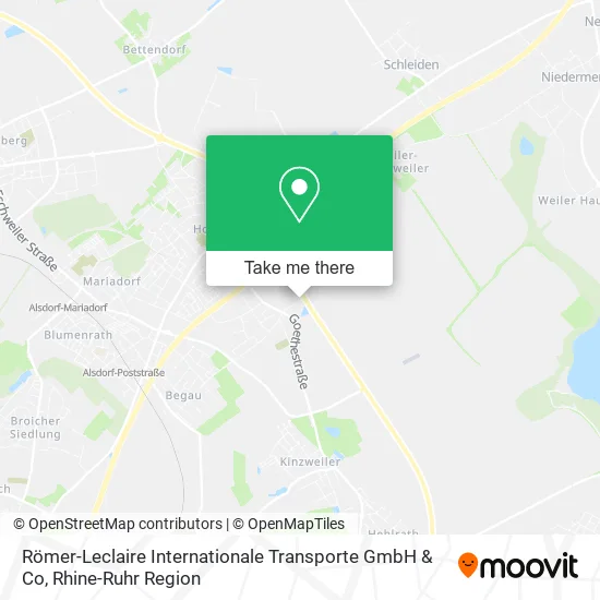 Römer-Leclaire Internationale Transporte GmbH & Co map