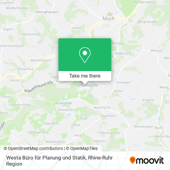 Карта Westa Büro für Planung und Statik