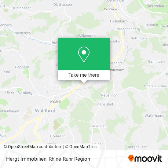 Hergt Immobilien map