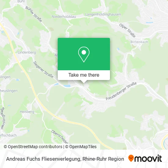 Карта Andreas Fuchs Fliesenverlegung