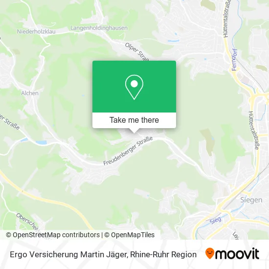 Карта Ergo Versicherung Martin Jäger