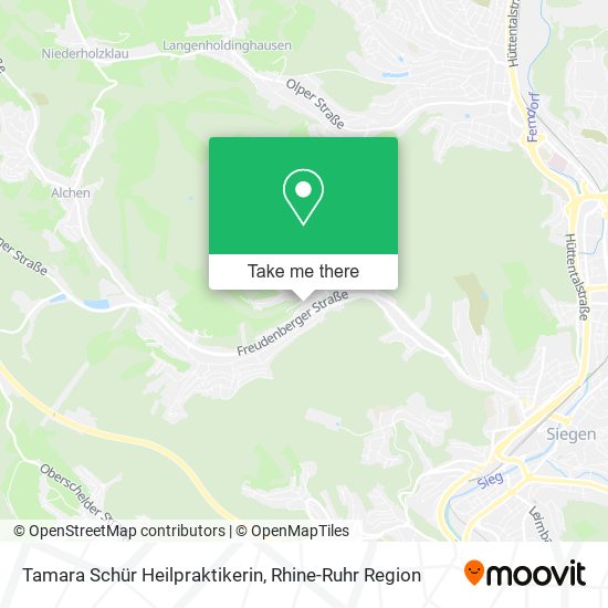 Tamara Schür Heilpraktikerin map