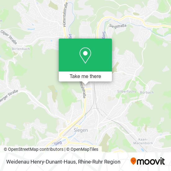 Weidenau Henry-Dunant-Haus map