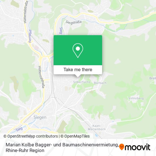 Marian Kolbe Bagger- und Baumaschinenvermietung map