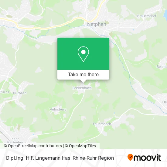 Карта Dipl.Ing. H.F. Lingemann Ifas