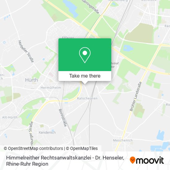 Himmelreither Rechtsanwaltskanzlei - Dr. Henseler map