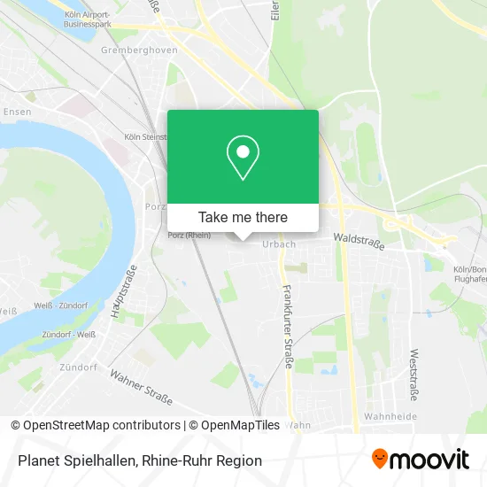 Карта Planet Spielhallen