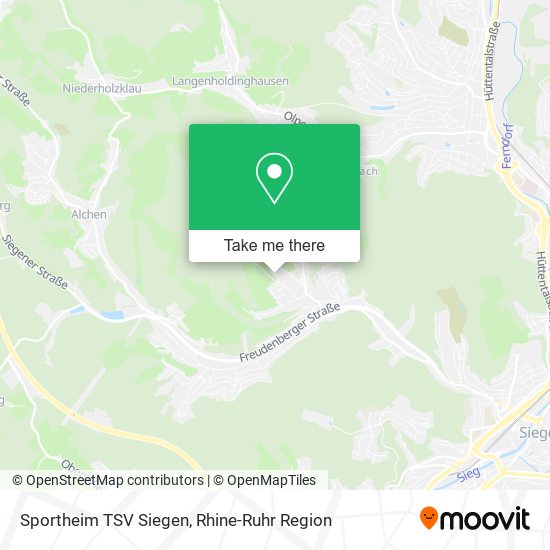 Sportheim TSV Siegen map