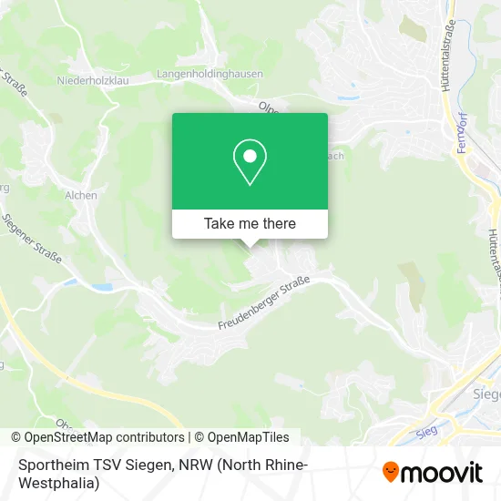 Sportheim TSV Siegen map