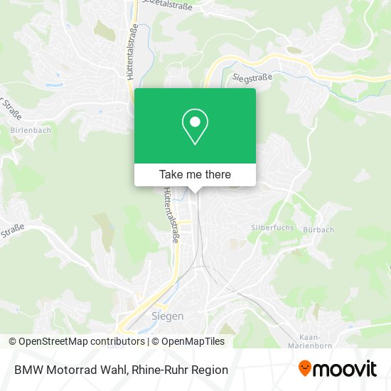 BMW Motorrad Wahl map