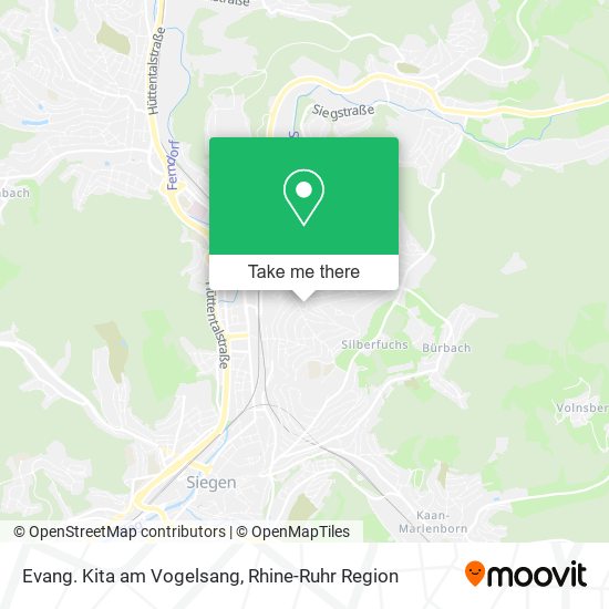 Evang. Kita am Vogelsang map