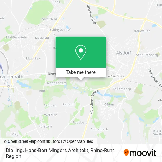 Карта Dipl.Ing. Hans-Bert Mingers Architekt