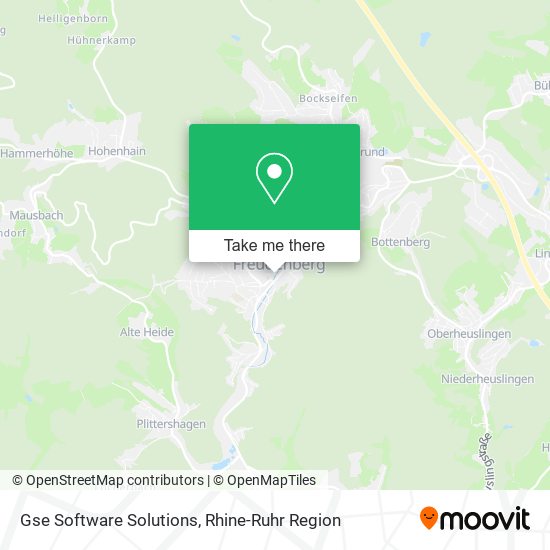 Gse Software Solutions map