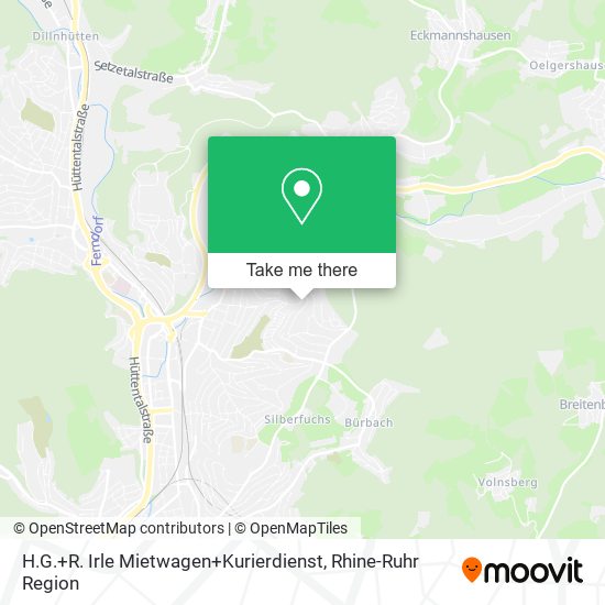 Карта H.G.+R. Irle Mietwagen+Kurierdienst