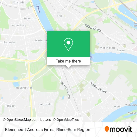 Карта Bleienheuft Andreas Firma