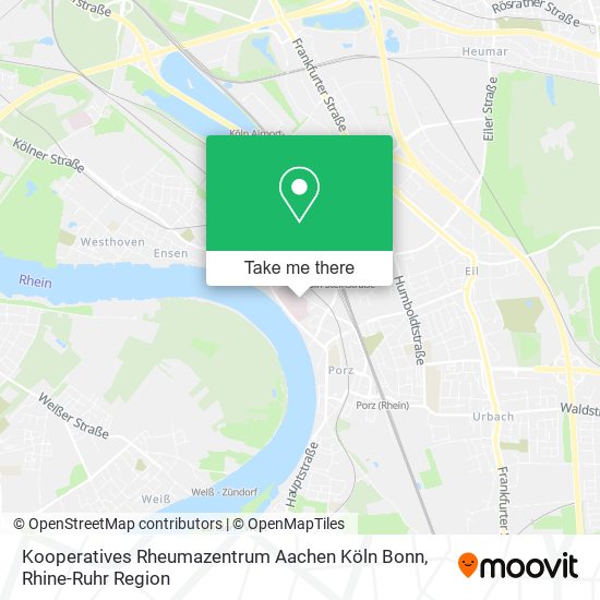 Kooperatives Rheumazentrum Aachen Köln Bonn map