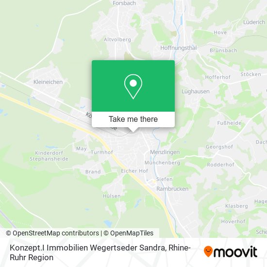 Konzept.I Immobilien Wegertseder Sandra map