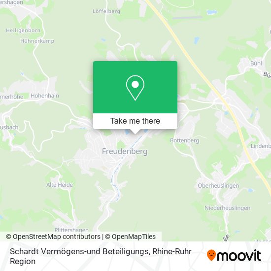 Schardt Vermögens-und Beteiligungs map