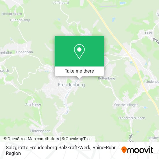 Salzgrotte Freudenberg Salzkraft-Werk map