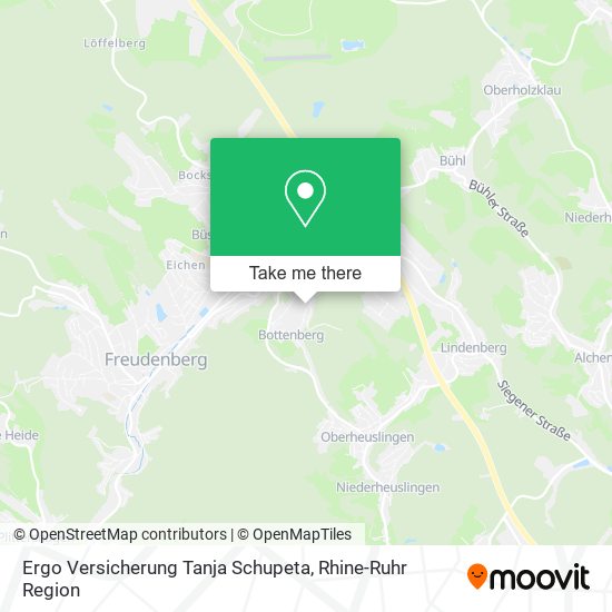 Ergo Versicherung Tanja Schupeta map