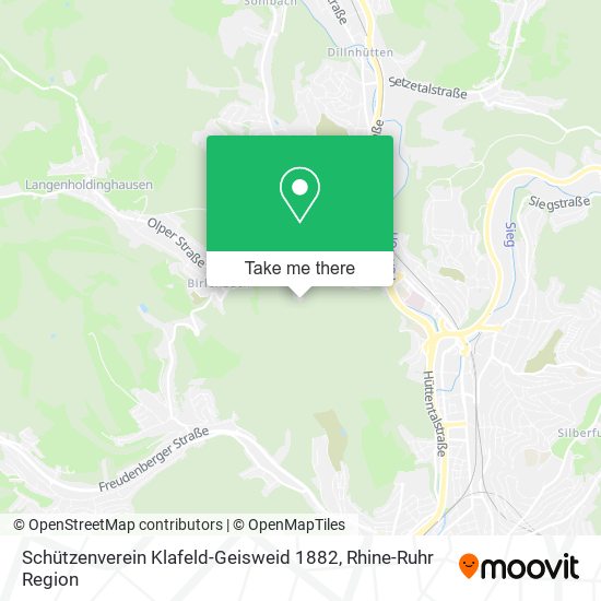 Schützenverein Klafeld-Geisweid 1882 map
