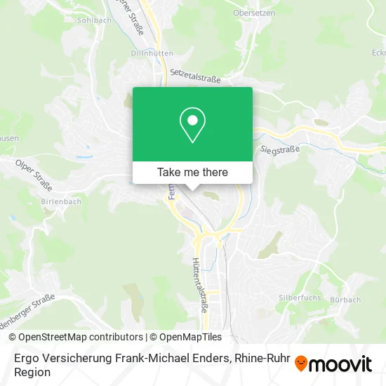 Карта Ergo Versicherung Frank-Michael Enders