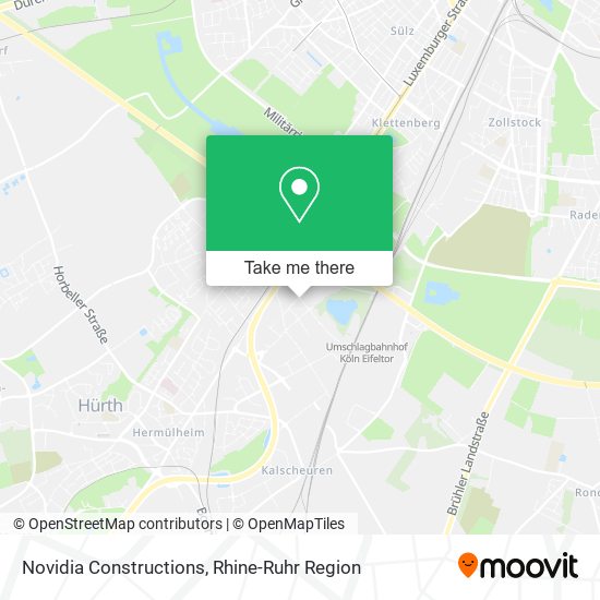 Novidia Constructions map