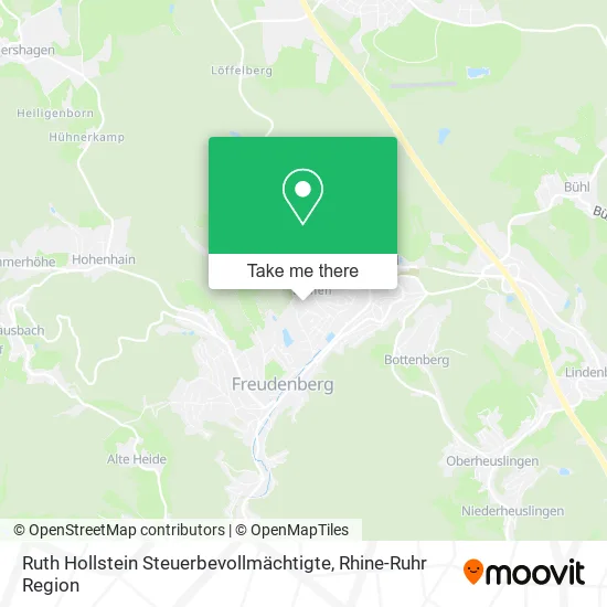 Карта Ruth Hollstein Steuerbevollmächtigte