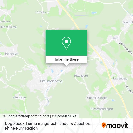 Dogplace - Tiernahrungsfachhandel & Zubehör map