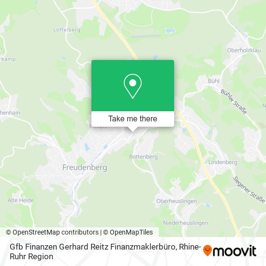 Gfb Finanzen Gerhard Reitz Finanzmaklerbüro map