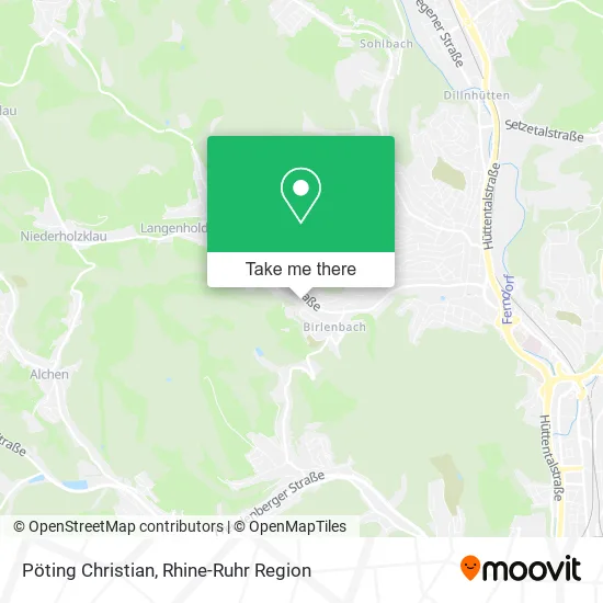 Карта Pöting Christian